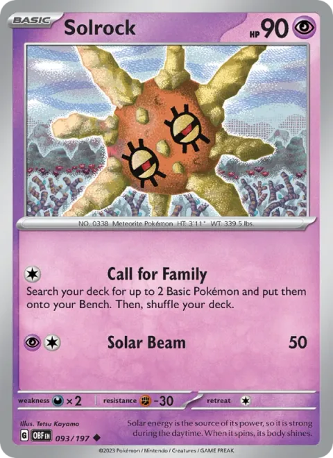 Solrock [Call for Family | Solar Beam]