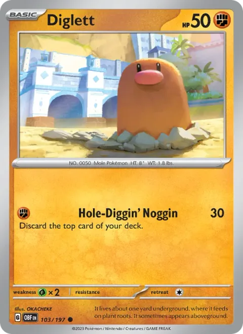 Diglett [Hole-Diggin' Noggin]