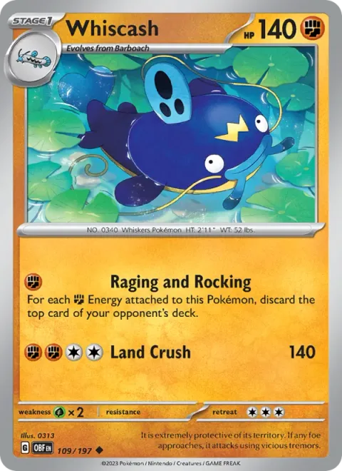 Whiscash [Raging and Rocking | Land Crush]