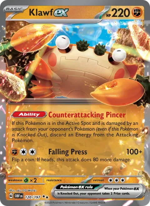 Klawf ex [Counterattacking Pincer | Falling Press]