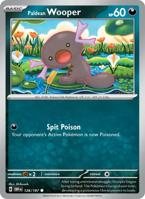 Paldean Wooper [Spit Poison]
