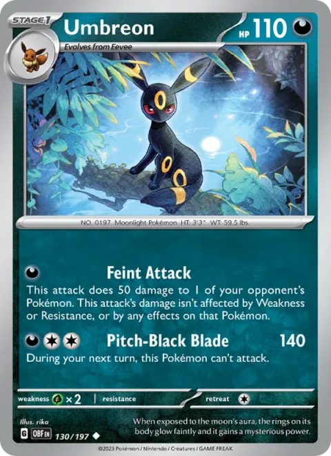 Umbreon [Feint Attack | Pitch-Black Blade]