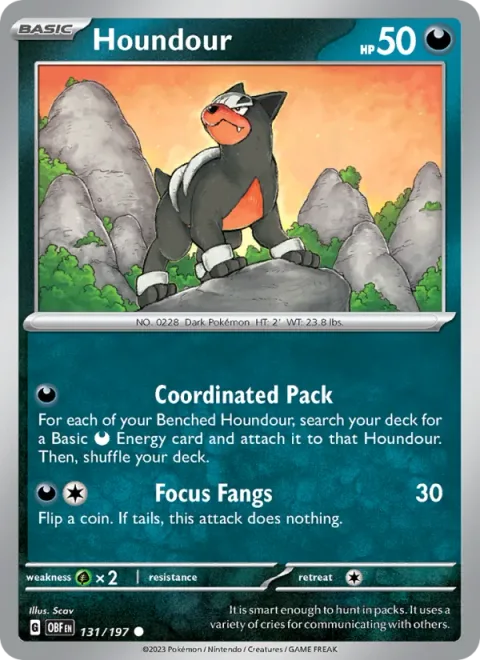 Houndour [Coordinated Pack | Focus Fangs]
