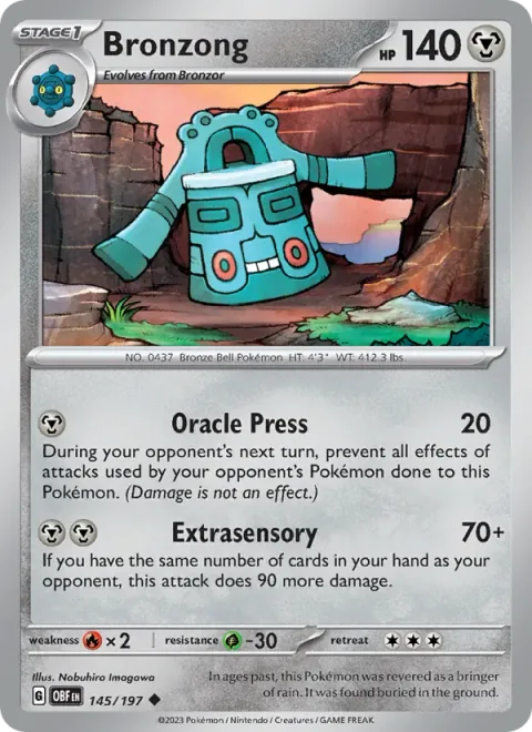 Bronzong [Oracle Press | Extrasensory]