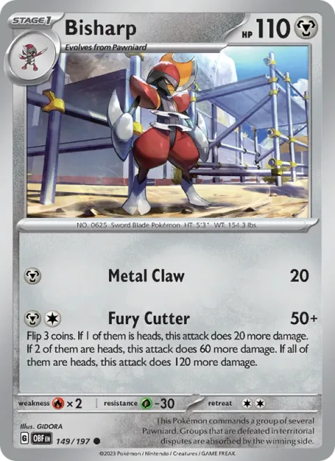 Bisharp [Metal Claw | Fury Cutter]