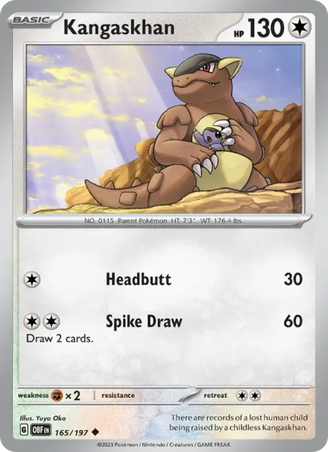 Kangaskhan [Headbutt | Spike Draw]
