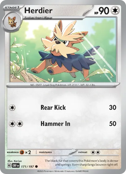 Herdier [Rear Kick | Hammer In]