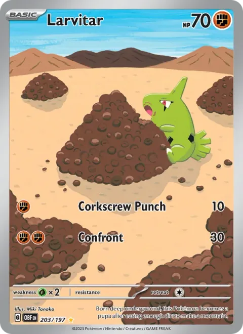 Larvitar [Corkscrew Punch | Confront]