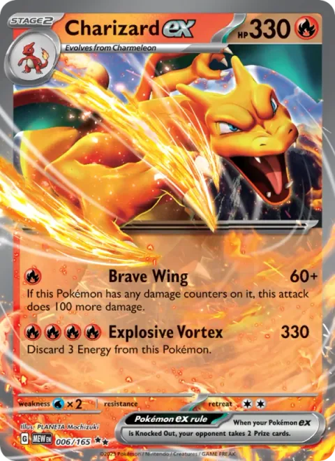 Charizard ex [Brave Wing | Explosive Vortex]