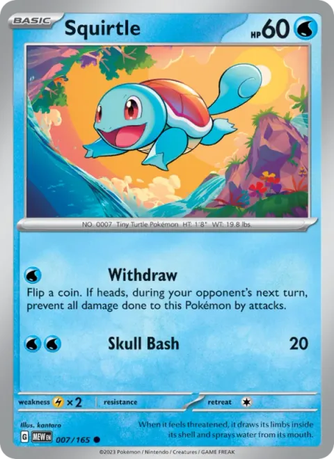 Squirtle [Withdraw | Skull Bash]