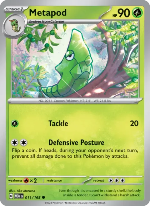 Metapod [Tackle | Defensive Posture]