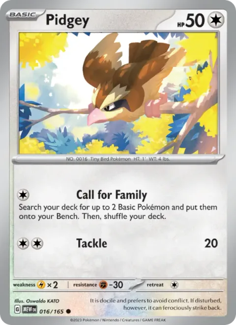 Pidgey [Call for Family | Tackle]