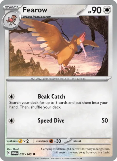 Fearow [Beak Catch | Speed Dive]