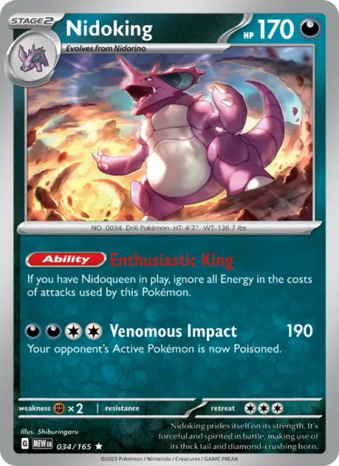 Nidoking [Enthusiastic King | Venom Impact]