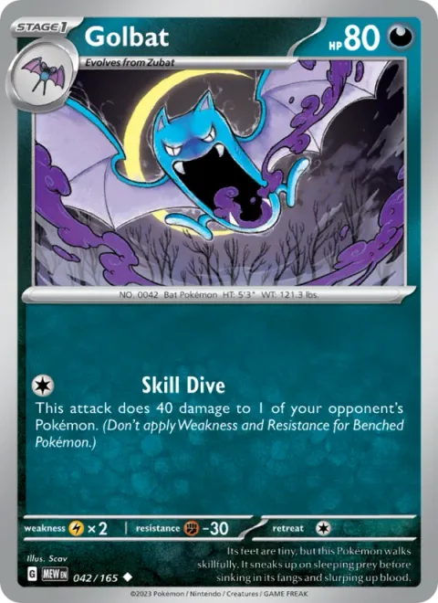 Golbat [Skill Dive]