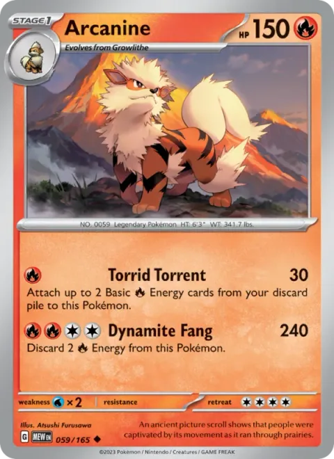 Arcanine [Torrid Torrent | Dynamite Fang]