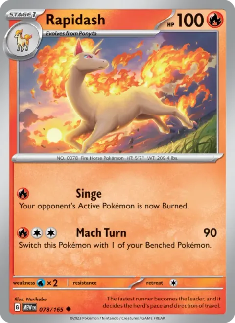 Rapidash [Singe | Mach Turn]