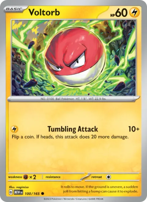 Voltorb [Tumbling Attack]