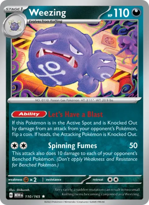 Weezing [Let's Have a Blast | Spinning Fumes]