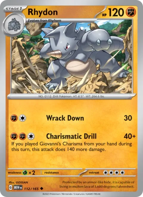Rhydon [Wrack Down | Charismatic Drill]
