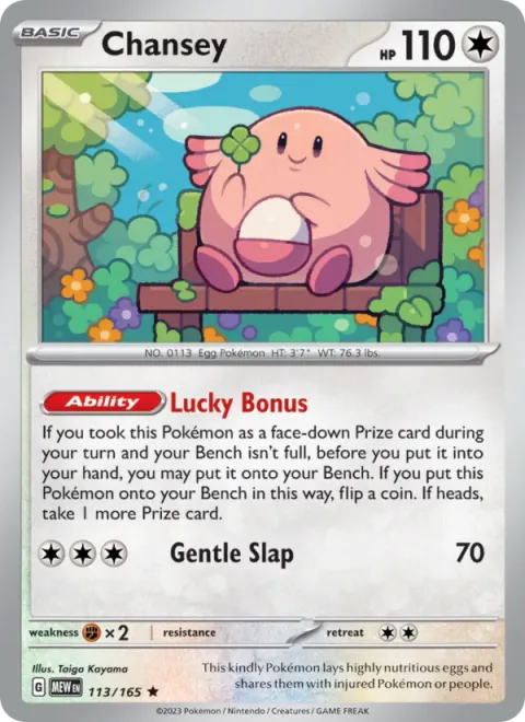 Chansey [Lucky Bonus | Gentle Slap]