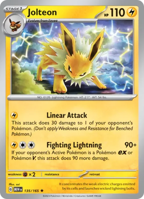 Jolteon [Linear Attack | Fighting Lightning]