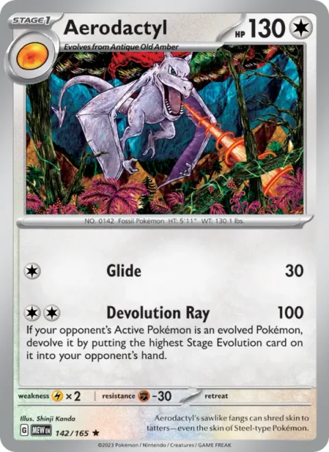 Aerodactyl [Glide | Devolution Ray]