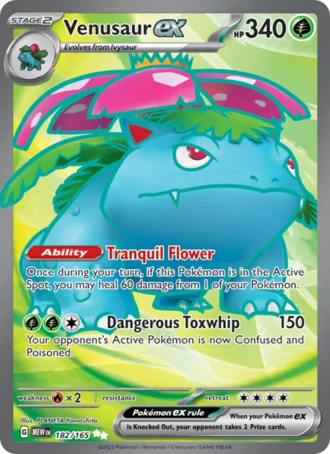 Venusaur ex [Tranquil Flower | Dangerous Toxwhip]