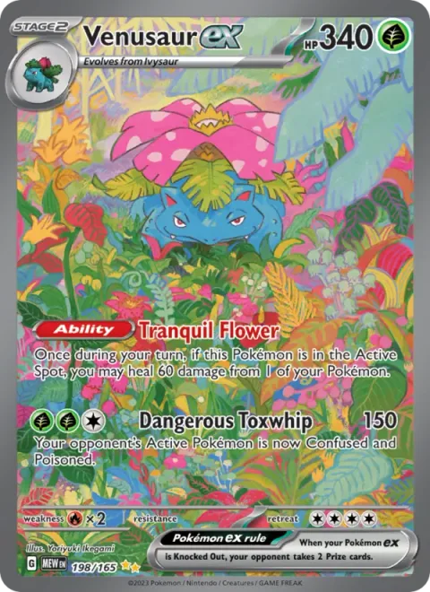 Venusaur ex [Tranquil Flower | Dangerous Toxwhip]