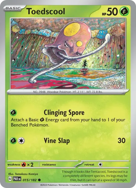 Toedscool [Clinging Spore | Vine Slap]