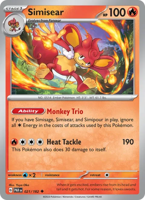 Simisear [Monkey Trio | Heat Tackle]