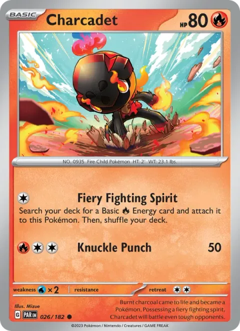 Charcadet [Fiery Fighting Spirit | Knuckle Punch]