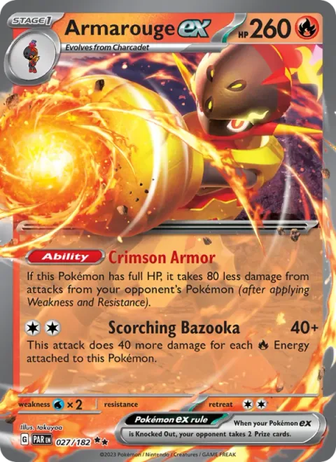 Armarouge ex [Crimson Armor | Scorching Bazooka]