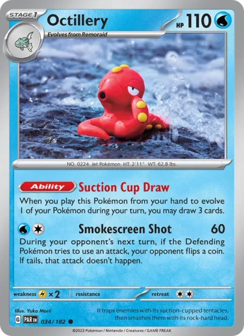 Octillery [Suction Cup Draw | Smokescreen Shot]