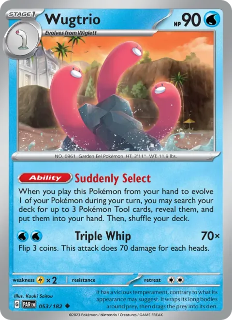 Wugtrio [Suddenly Select | Triple Whip]