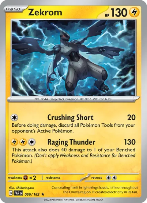 Zekrom [Crushing Short | Raging Thunder]