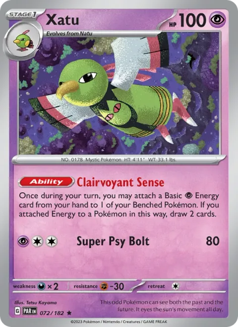 Xatu [Clairvoyant Sense | Super Psy Bolt]