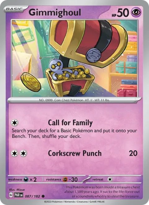 Gimmighoul [Call for Family | Corkscrew Punch]