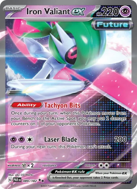 Iron Valiant ex [Tachyon Bits | Laser Blade]