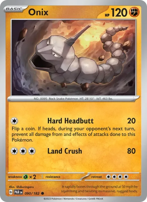 Onix [Hard Headbutt | Land Crush]