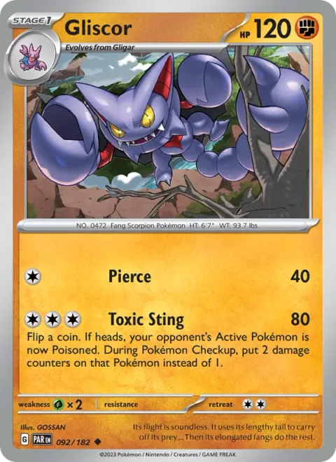 Gliscor [Pierce | Toxic Sting]