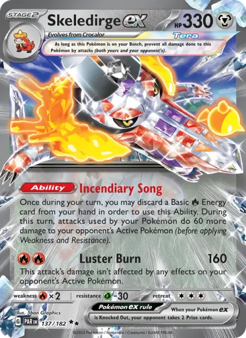 Skeledirge ex [Incendiary Song | Luster Burn]