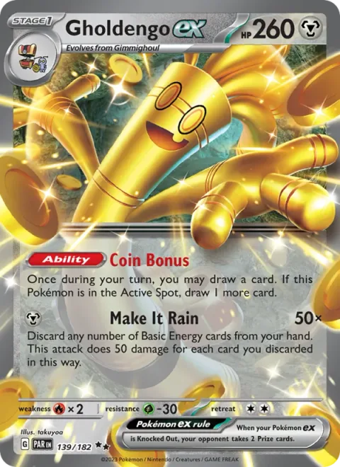 Gholdengo ex [Coin Bonus | Make It Rain]