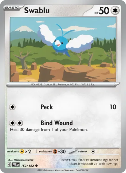 Swablu [Peck | Bind Wound]