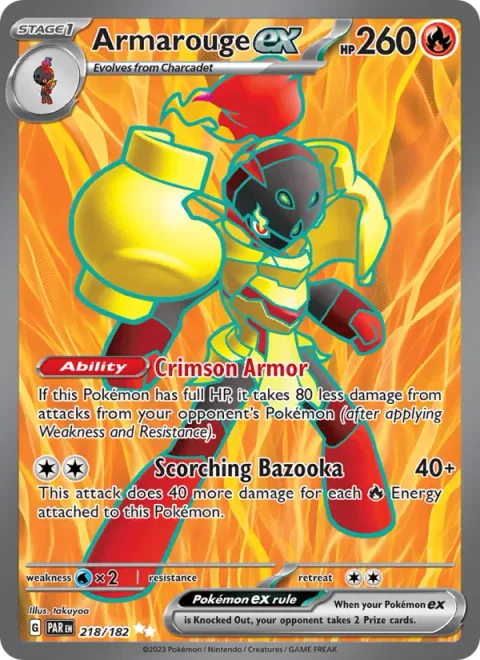 Armarouge ex [Crimson Armor | Scorching Bazooka]
