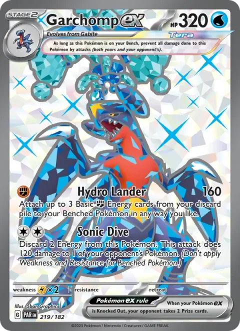 Garchomp ex [Hydro Lander | Sonic Dive]