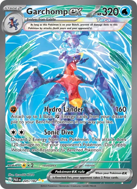 Garchomp ex [Hydro Lander | Sonic Dive]