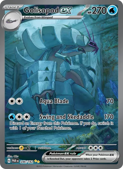 Golisopod ex [Aqua Blade | Swing and Skedaddle]