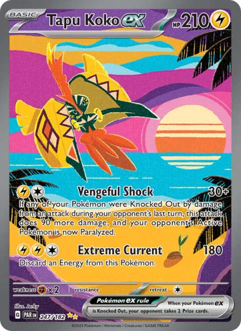 Tapu Koko ex [Vengeful Shock | Extreme Current]