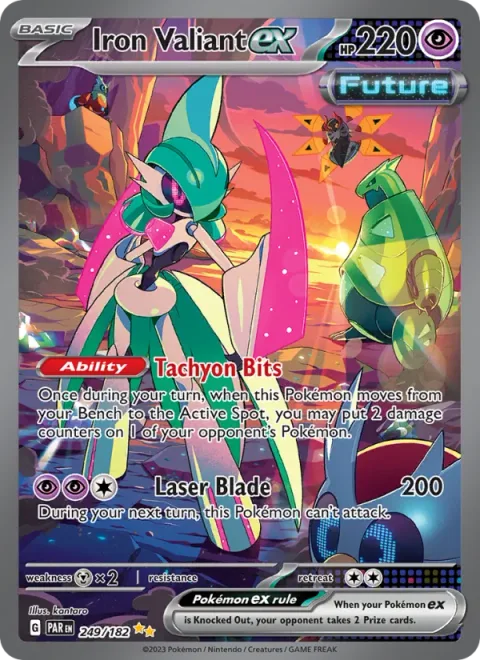 Iron Valiant ex [Tachyon Bits | Laser Blade]